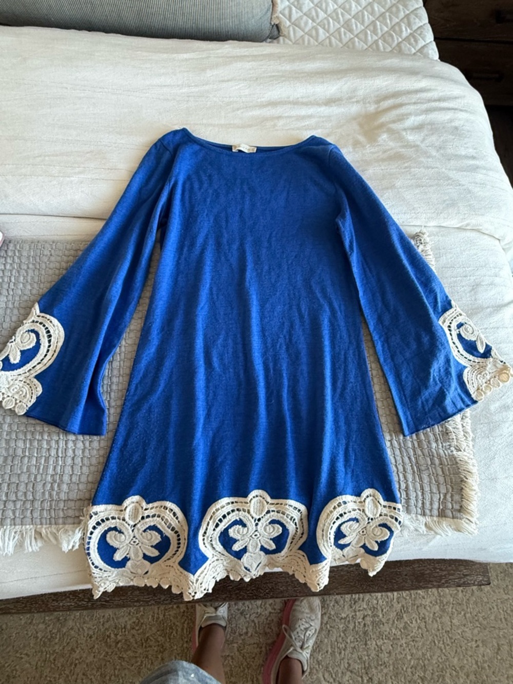 Blue Lace Dress